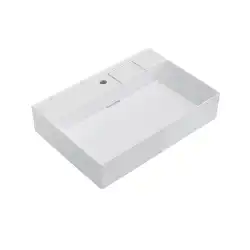 Раковина KERAMA MARAZZI LOGICA мебельная\подвесная, с одним отверстием, 70 см, белая глянцевая, LO.wb.70.1