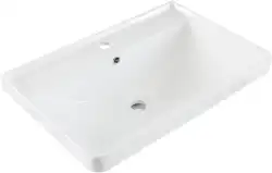 Раковина Aquanet Ирис 70 301804 прямоугольная, Белая глянцевая