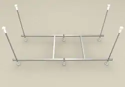 Сборный каркас к ванне Aquatek Мия 100см (шпильки)