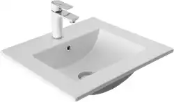 Раковина Aquanet Flat 50 303190 прямоугольная, Белая глянцевая