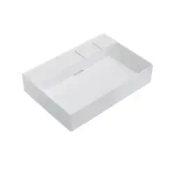 Раковина Kerama Marazzi LOGICA мебельная\подвесная без отверстий 70, белая глянцевая, LO.wb.70.0