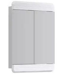 Зеркальный шкаф Aqwella Corsica 65 см, Kor.04.06, цвет Белый