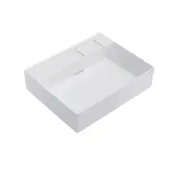 Раковина Kerama Marazzi LOGICA мебельная без отверстий 60, белая глянцевая, LO.wb.60.0