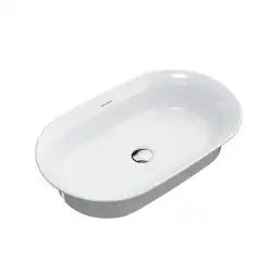 Раковина KERAMA MARAZZI CANALETTO накладная, 65 см, белая глянцевая, CN.wb.65