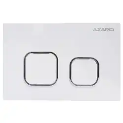 Кнопка смыва AZARIO NEW-TS AZ-ABS-002-W, Белая
