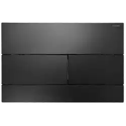 Кнопка смыва AZARIO NEW AZ-013.04 двойная, пластик, черный матовый