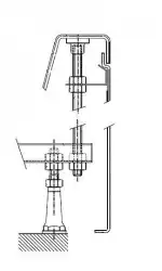 Крепление панели Ravak универсальное B23600000N