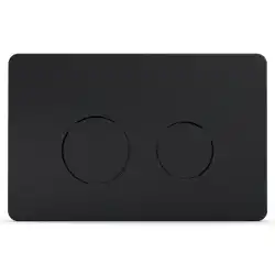 Кнопка смыва AZARIO AZ-8200-0087/AZ-P57-0190 двойная, круглая, цвет черный