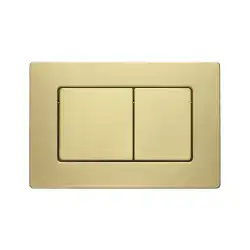 Клавиша смыва AVS 809-0016-m-MG квадратные кнопки, брашированное золото