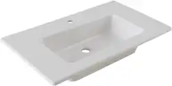 Раковина  Allen Brau Fantasy 82х47х14 4.11025.20, Белая глянцевая