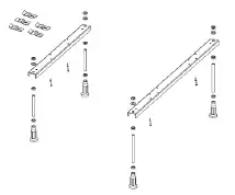 Ножки для ванны Riho Special POOTSET09 207097