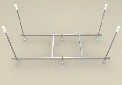 Сборный каркас (шпильки) для ванны Aquatek Либерти/Лугано 170х70