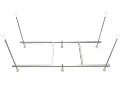 Сборный каркас к ванне AZARIO BELLA 170/175х70 см шпильки (AV.0020170K)