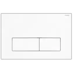 Кнопка смыва AZARIO NEW AZ-015.01 двойная, пластик, белый глянцевый