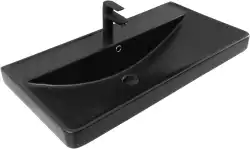Раковина Aquanet Ирис 90 329250 прямоугольная, Черная матовая