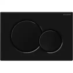 Клавиша смыва Geberit Sigma 01 115.770.DW.5 Черная глянцевая