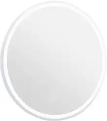 Зеркало Aquanet Оптима 70х70 304175 с подсветкой, сенсорный выключатель с функцией диммера, с подогревом, с цифровым термометром и часами Белый