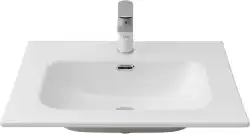 Раковина Aquanet Flat 60 330429 прямоугольная, Белая матовая