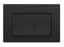 Кнопка смыва Aquatek Small TDI-0000007, Черный матовый