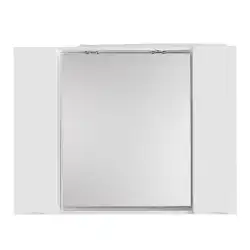 Зеркало-шкаф BelBagno MARINO-SPC-1000/750-2A-BL-P  Bianco Lucido