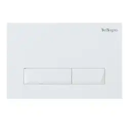 Кнопка смыва BelBagno MARMI BB009-MR-BIANCO, цвет-белый