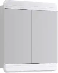 Зеркальный шкаф Aqwella Corsica 85 см, Kor.04.07, цвет Белый