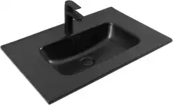 Раковина Aquanet Flat 70 329254 прямоугольная, Черная матовая