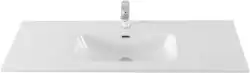 Раковина Aquanet Flat 120 254366 прямоугольная, Белая глянцевая