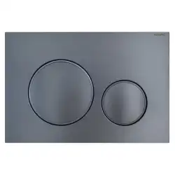 Кнопка смыва AZARIO NEW AZ-017.08, Оружейная сталь