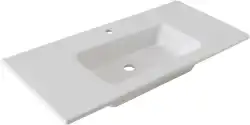 Раковина  Allen Brau Fantasy 102х47х14 4.11027.20, Белая глянцевая