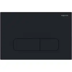 Панель смыва Aquatek Черная матовая (клавиши прямоугольные) KDI-0000017