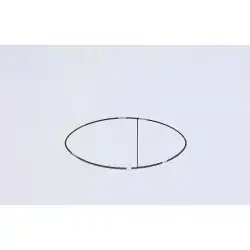 Кнопка смыва Logan Oval двойная, White (297677)