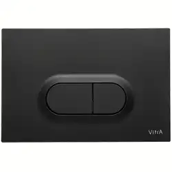 Клавиша смыва Vitra Loop O 740-0511 Черная матовая