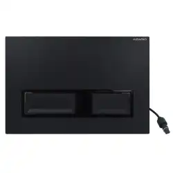 Кнопка смыва AZARIO NEW AZ-008.04 инфракрасный сенсор, механическая, черный матовый