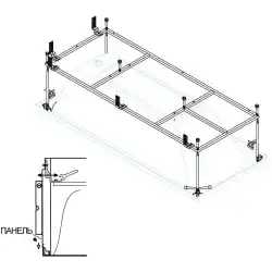 Металлический каркас CEZARES METAURO-Central-MF