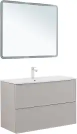 Тумба под раковину Aquanet Арт 100 бежевый, 343969