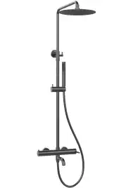 Душевая система  Vincea Villa VSFS-1VL1GM VSFS-1VL1GM для ванны с изливом, вороненая сталь