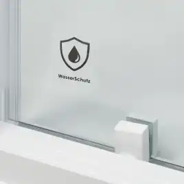 Душевой уголок WasserKRAFT Rhin 44S 100х90 44S22 профиль Белый стекло Прозрачное