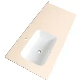 Раковина мебельная AVS Шарм 120x56 L белая/кремовая