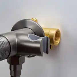 Гигиенический душ со смесителем AVS SEEME 811-331-GM, оружейная сталь