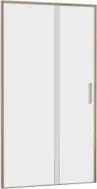 Душевая дверь Aquanet Pleasure Evo 110 AE65-N110-GBT профиль золото-никель браш, прозрачное стекло