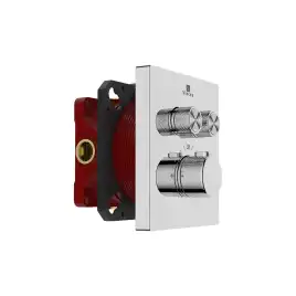 Смеситель для душа Vincea VSCV-321T-MCH встраиваемый  двухфункциональный, термостатический, хром