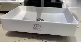 Раковина AVS Кристел 60х41 белая матовая