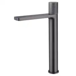 Смеситель для накладной раковины Abber Rund AF8711NG, с прогрессивным картриджем, высокий, Никель