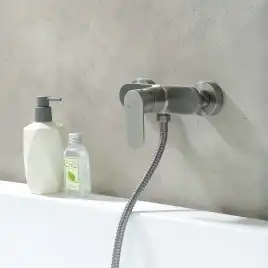 Смеситель для душа Aquatek Ника AQ1860BGM, Оружейная сталь