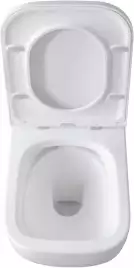 Подвесной безободковый унитаз Allen Brau Infinity 4.21004.20 без сиденья, белый глянец