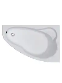 Акриловая ванна Marka One Lil 140х90 Асимметричная белая Правая 01лил1490п