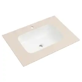 Раковина мебельная AVS Шарм 80x56 белая/кремовая