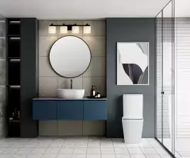 Унитаз-компакт ABBER Rechteck AC1210TMW белый матовый, безободковый, с бачком и сиденьем икролифт, смыв торнадо