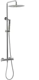 Душевая система Allen Brau Fantasy 5.11001-00 для душа без излива, термостатическая, с верхним душем, Хром